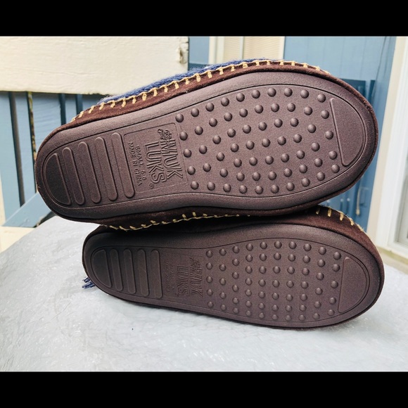 MUK LUKS Women's Navy Tall Slipper Boot Small 5-6 - Picture 5 of 8